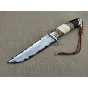 ГЕТЬМАНСЬКИЙ ексклюзивний ніж ручної роботи майстра студії ALEKSANDR KASINEC, купити замовити в Україні (Сталь CPM® S90V™ 62-63 HRC ). Photo 2